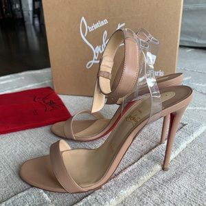 Tan Louboutin High Heels